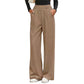 🌟 Nieuw & Trendy – Damesbroek met hoge taille en wijde pijpen 👖 Elegante plooien, soepelvallende pasvorm & flatterend silhouet ✨