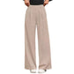🌟 Nieuw & Trendy – Damesbroek met hoge taille en wijde pijpen 👖 Elegante plooien, soepelvallende pasvorm & flatterend silhouet ✨