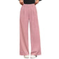 🌟 Nieuw & Trendy – Damesbroek met hoge taille en wijde pijpen 👖 Elegante plooien, soepelvallende pasvorm & flatterend silhouet ✨