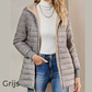 🔥 50% KORTING – Gewatteerde dames winterjas met capuchon 🧥 Warme vulling, comfortabele pasvorm & bescherming tegen koude dagen ✨