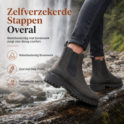 💥 Tijdelijke Korting – Casual enkellaarsjes voor dames 👢 Comfortabele pasvorm, warme feel & makkelijk te combineren ✨