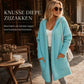🌸 Nieuwe Collectie – Lange gebreide damescardigan met capuchon 🧶 Zachte warmte, relaxed fit & stijlvolle laag voor het najaar ✨