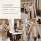 🌸 Nieuwe Collectie – Lange gebreide damescardigan met capuchon 🧶 Zachte warmte, relaxed fit & stijlvolle laag voor het najaar ✨