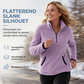 ❄️ Warme Pluchen Damestrui met Halve Rits – Zacht, Gezellig & Comfortabel voor Koude Dagen ✨