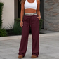 🌟 Nieuw & Trendy – Dames joggingbroek met hoge taille en wijde pijpen 👖 Comfortabele pasvorm, trendy look & maximale bewegingsvrijheid ✨