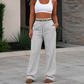 🌟 Nieuw & Trendy – Dames joggingbroek met hoge taille en wijde pijpen 👖 Comfortabele pasvorm, trendy look & maximale bewegingsvrijheid ✨