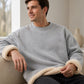 🔥 Bestseller van de Week – Heren sweatshirt met ronde hals 👕 Warme fleece voering, zacht comfort & perfect voor koude dagen ✨