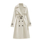 ✨ Nieuwe Collectie – Dames trenchcoat met riem 🧥 Elegante double-breasted stijl, soepele valling & tijdloze uitstraling ✨