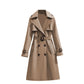 ✨ Nieuwe Collectie – Dames trenchcoat met riem 🧥 Elegante double-breasted stijl, soepele valling & tijdloze uitstraling ✨