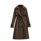 ✨ Nieuwe Collectie – Dames trenchcoat met riem 🧥 Elegante double-breasted stijl, soepele valling & tijdloze uitstraling ✨