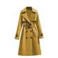 ✨ Nieuwe Collectie – Dames trenchcoat met riem 🧥 Elegante double-breasted stijl, soepele valling & tijdloze uitstraling ✨