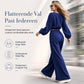 🛍️ Speciale Aanbieding ✨ Dames 2-Delige Set 👗 V-Hals Crop Top & Hoge Taille Wide-Leg Broek – Elegante Pasvorm en Comfortabele Look
