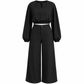 🛍️ Speciale Aanbieding ✨ Dames 2-Delige Set 👗 V-Hals Crop Top & Hoge Taille Wide-Leg Broek – Elegante Pasvorm en Comfortabele Look