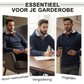 Ontspannen klassieke capuchontrui voor heren