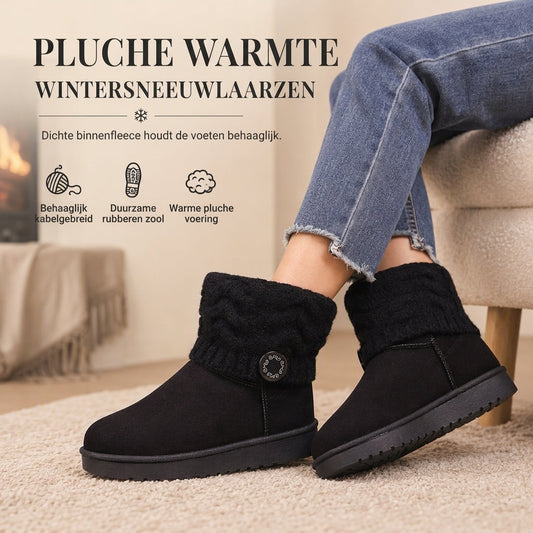 ❄️ Tijdelijke Aanbieding 🥾 Dames Sneeuwlaarzen tot Halverwege de Kuit – Warme Winterlaarzen met Comfortabele Pasvorm voor Koude Dagen