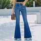 🔥 50% KORTING ✨ Dames High-Waist Flare Jeans – Elastische Uitlopende Broek met Comfortabele Pasvorm & Slank Silhouet