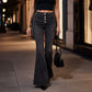 🔥 50% KORTING ✨ Dames High-Waist Flare Jeans – Elastische Uitlopende Broek met Comfortabele Pasvorm & Slank Silhouet