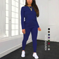 ✨ Nieuw Binnen 🛍️ Dames 2-Delige Set met Lange Mouwen Top & Broek – Comfortabele Matchende Outfit met Elegante Casual Look