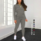 ✨ Nieuw Binnen 🛍️ Dames 2-Delige Set met Lange Mouwen Top & Broek – Comfortabele Matchende Outfit met Elegante Casual Look