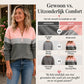 Nieuw Binnen ✨ Dames Colorblock Half-Zip Sweatshirt – Trendy Casual Trui met Comfortabele Pasvorm & Moderne Look🌈