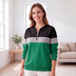 Nieuw Binnen ✨ Dames Colorblock Half-Zip Sweatshirt – Trendy Casual Trui met Comfortabele Pasvorm & Moderne Look🌈