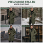🔥 Bestseller van de Week 🧥 Heren Gewatteerde Winterjas – Halflange Warme Buitenjas met Dikke Voering & Comfortabele Grote Maten