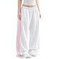 ✨ Nieuw & Trendy 👖 Dames Wide Leg Joggingbroek met Zijstrepen – Comfortabele Sportieve Broek met Modieuze Pasvorm