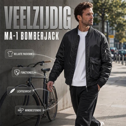 🔥 Trending Nu – Veelzijdige MA-1 bomberjack voor heren 🧥 Tijdloos design, comfortabele pasvorm & stoere casual uitstraling ✨