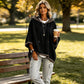 🐆 Nieuw & Trendy ✨ Dames Hoodie met Luipaardprint Details – Comfortabele Trui met Modieuze Animal Print Afwerking