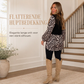 🐆 Nieuw & Trendy ✨ Dames Top met Dierenprint en Lange Mouwen – Modieuze Casual Blouse met Comfortabele Pasvorm
