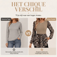 🐆 Nieuw & Trendy ✨ Dames Top met Dierenprint en Lange Mouwen – Modieuze Casual Blouse met Comfortabele Pasvorm