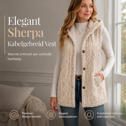 🧸 Bestseller ✨ Dames Warme Bodywarmer met Capuchon – Gezellig Gewatteerd Vest met Comfortabele Pasvorm & Casual Winterlook