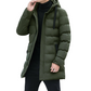 ⏰ Laatste Kans 🧥 Heren Middellange Hooded Pufferjas – Warme Gewatteerde Winterjas met Capuchon & Comfortabele Bescherming tegen de Kou