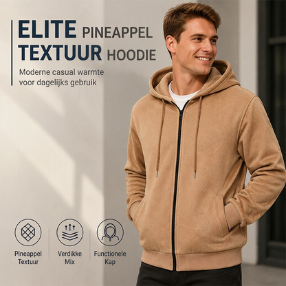 ✨ Nieuw & Trendy! Herenhoodie, zacht gebreid, losse casual pasvorm, eenvoudig tijdloos model voor vrije tijd