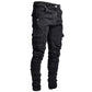 🛍️ Speciale Aanbieding! Slim fit denim cargobroek, stevige denim stof, praktische zijzakken, moderne pasvorm voor dagelijks en streetwear