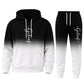 🔥 Trending Nu ✨ Heren 3D-Print Trainingspak met Capuchon – Losvallende 2-Delige Set voor Lente & Herfst