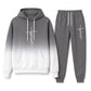 🔥 Trending Nu ✨ Heren 3D-Print Trainingspak met Capuchon – Losvallende 2-Delige Set voor Lente & Herfst