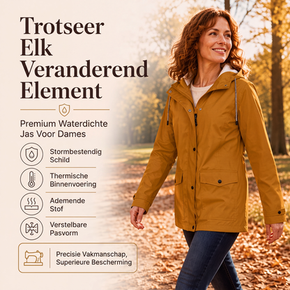 ❄️ Winterfavoriet ✨ Dames Jack met Capuchon – Winddicht, Warm & Zachte Pluche Voering