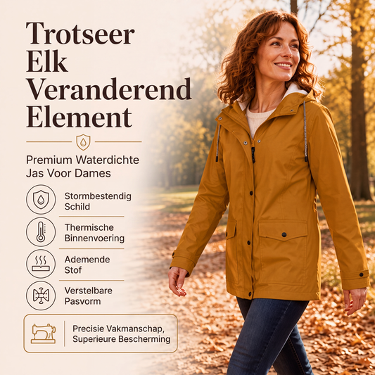 ❄️ Winterfavoriet ✨ Dames Jack met Capuchon – Winddicht, Warm & Zachte Pluche Voering