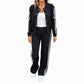 ✨ Nieuw Binnen 🏃‍♀️ Gestreepte Sportieve Loungewear Set voor Dames – Comfortabel, Casual & Makkelijk te Combineren
