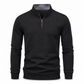 🏆 Bestseller ✨ Heren Sweater met Kwartrits – Opstaande Kraag, Katoenmix & Lange Mouwen
