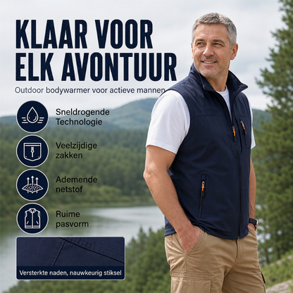 💥 Tijdelijke Aanbieding ✨Heren Casual Outdoor Bodywarmer – Licht, Warm & Veelzijdig  FB-titel: