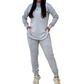 🔥 Gratis Verzending ✈️ Dames 2-Delige Casual Trainingspak Set – Effen Kleur, Comfortabel & Sportief