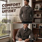 🍂 Nieuwe Herfststijl 🤎 Heren Gebreid Vest met Dubbele Rij Knopen & Sjaalkraag – Warm, Comfortabel & Stijlvol