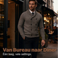 🍂 Nieuwe Herfststijl 🤎 Heren Gebreid Vest met Dubbele Rij Knopen & Sjaalkraag – Warm, Comfortabel & Stijlvol