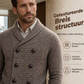 🍂 Nieuwe Herfststijl 🤎 Heren Gebreid Vest met Dubbele Rij Knopen & Sjaalkraag – Warm, Comfortabel & Stijlvol