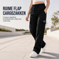 🔥 Comfort Deal ✨ Dames Relaxed Fit Cargobroek met Rechte Pijpen – Elastische Taille, Trekkoord & Praktische Zijzakken