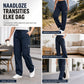 🔥 Comfort Deal ✨ Dames Relaxed Fit Cargobroek met Rechte Pijpen – Elastische Taille, Trekkoord & Praktische Zijzakken