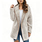 🤎 Nieuwe Favoriet ✨ Dames Pluche Capuchonvest – Zacht, Warm & Comfortabel voor Koude Dagen