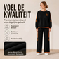 💥 Tijdelijke Aanbieding ✨ Dames Sweatshirt & Wijde Broek Set – Casual, Comfortabel & Modern